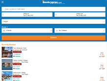 Tablet Screenshot of bookcyprus.com
